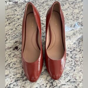 Cole Haan Grand Series dark red woman’s leather  high heel shoes size 8.5